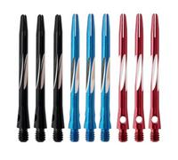 iplusmile 6Pcs Dart Stems Aluminum Alloy Medium Length 48Mm 2BA Thread Smooth Surface for Club and Tournament Use
