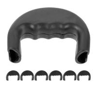 iplusmile 6pcs Dog Leash Rubber Handles 11x8cm, Pet Traction Rope Hand Grip Set for Puppy Training and Walking, Sturdy Rubber Dog Lead Handles for Comfortable Pull Control