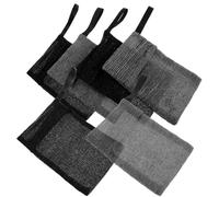 iplusmile 6pcs Exfoliating Soap Bag Pouch for Shower and Travel Soap Bar Holder with Hanging Loop for Face and Body Cleaning