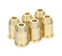 iplusmile 6pcs Golden Guitar String Caps Metal Mounting Buckles for Electric Guitar Strings Improve Resonance Increase Delay