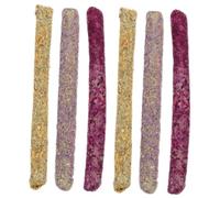 iplusmile 6pcs Guinea Pig Chew Sticks Natural Dental Treats for Hamsters Mice Rabbits Teething Toys for Teeth Grinding Boredom Relief Portable Small Animal Accessories
