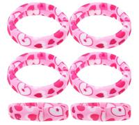 iplusmile 6pcs Hair Ties Elastic Ponytail Holders Soft High Elasticity Printed Fabric Hair Bands for Women and Stretchy Cute for Daily