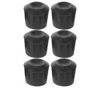 iplusmile 6pcs Replacement Rubber Caps for Speaker Stands and Instrument Stands, 35mm Rubber Feet Pads with Anti-vibration and Flooring Protection, for Studio Work and Performances