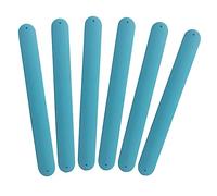 iplusmile 6Pcs Silicone Slap Bracelets for Fun DIY Painting Wristbands Slap Bands Great Party Favors and Craft Supplies