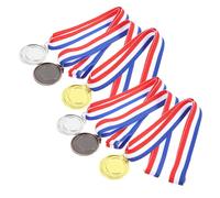 iplusmile 6Pcs Sports Medals Durable Award Medals for School Competitions Recognition Trophies Colors Each for Achievement Celebrations