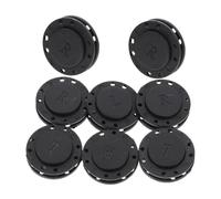 iplusmile 8 Pairs Magnetic Snap Buttons for Clothing and Curtains Black Magnetic Fasteners Easy Sew DIY Coat and Cardigan Closures Versatile Decorative Catches