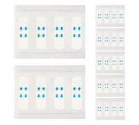 iplusmile 80pcs Waterproof Eye Lift Tape Contour Face Lifting Tape Invisible Pvc Material Tighten for Double Chin Removal and Neck Tightening