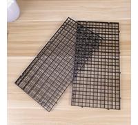 iplusmile 8pcs Black Plastic Fish Tank Isolation Divider Net Grid Plate with Modular Design for Aquarium Fish Segregation to Increase Survival Rate