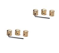 iplusmile 8pcs Dome Knob Spanner Metal Guitar Knobs for Replacement Dome for Guitar for Control Use in Music Practice