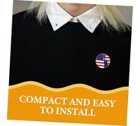 iplusmile 8Pcs Patriotic Enamel Brooch Pins Featuring Statue of Liberty and Usa Flag Lightweight Lapel Pins for Womens Clothing and Bags Secure Hold Accessories for Independence Day Memorial