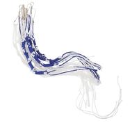 iplusmile 8pcs Pre-Tied Tzitzit Strings with Metal Clips, Jewish Prayer Shawl Tassels Set for Synagogue Use, Unisex Tzitzit Cord Kit with Sephardic Knot Tying, Judaica Torah Fringes