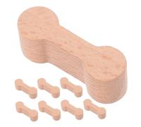 iplusmile 8pcs Wooden Train Track Connectors for Safe Wooden Railway Adaptors Compatible with Various Brands Enhance Cognitive Development and Hand Eye Coordination Lightweight and Compact