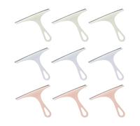 iplusmile 9pcs Silicone Glass Squeegee Set for Car Window and Windscreen Cleaning, Efficiently Removes Water Drops and Protects Glass Surface, for Home and Vehicle Use