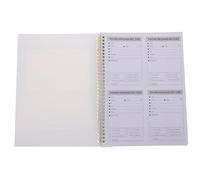 iplusmile A4 Spiral Bound Phone Message Log Book 2-part Carbonless