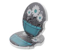 iplusmile Absorbent Ceramic Car Coasters Accessories for Car Interior Use Protecting from Stains 2pcs with Fashionable Chic Design for Cup Holders