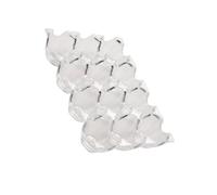 iplusmile Acrylic 12 Grid Egg Storage Box Anti-collision Egg Holder for Kitchen Cabinets and Freezer Refrigerator from Getting Crushed