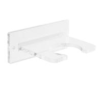 iplusmile Acrylic Baseball Bat Holder Wall Mounted Softball Bat Rack with Groove for Family Storage Modern Simple Design with Super Load-bearing Capacity for Sports Equipment Organisation