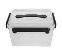 iplusmile Acrylic Square Camera Lens Box with Lid for Outdoor Shoots | Matte Scratch Resistant Finish, Cushioned Liner, Waterproof Build, Protects Optics from Scuffs and Fingerprints
