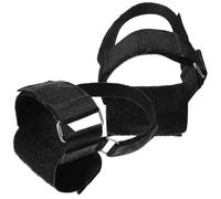 iplusmile Adjustable Dumbbell Ankle Straps Easy to Use 1 Pair Black Fabric Material, Sturdy and Secure Ankle Weight Attachment for Fitness and Leg Raise Exercises for Strength Training