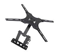 iplusmile Adjustable Tv Wall Mount Bracket for Screens with Retractable Extension and Rotation Monitor Wall Bracket with Built In Cable Management Suitable for Living Rooms Hotels and Shops