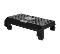 iplusmile Adjustable Under Desk Footrest Plastic Foot Stool with Anti-Slip Surface and Leg Pressure Release Function for Living Room and Bathroom Use