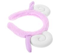 iplusmile Adorable Sheep Horn Ears Headband Made of Soft Cotton, Cute Hair Hoop for Themed Parties and Cosplay, Lightweight Party Headdress Accessory for Women and Friends
