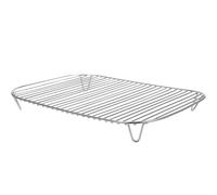 iplusmile Air Fryer Rack Accessories Multi-Function Grilling Rack Stainless Steel with Easy Cleaning Sturdy Silver Cooking Shelf for Kitchen Use Compatible with Wood-Style Air Fryers