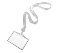 iplusmile Aluminum Alloy Id Card Holder with Scratch Transparent Window Portable Name Badge Protector for Students Teachers Nurses Office Staff Work and Membership Cards