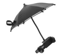 iplusmile Anti-glare Metal with Umbrella Adjustable Phone Bendable Pole and Secure Grip Clip Sunshade Cloth Construction Outdoor Mobile for Travel, Livestreams, and Beach Use