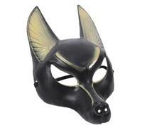 iplusmile Anubis Egyptian God of Death Halloween Party Mask Plastic Cosplay Prop for Mardi Gras Masquerade Costume Accessories