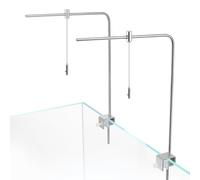 iplusmile Aquarium Light Rack- Universal Aquarium Light Bracket Adjustable Heigth- Hanging Kit, Pulley Shaped Random