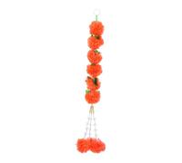 iplusmile Artificial Marigold Garland Long Strands for Diwali Day Dead Decorations Weather Resistant Mexican Party Ornament Wedding Home Door Window Festive Decor Easy to Hang Symbolizing