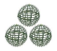 iplusmile Artificial Plant Topiary Ball Support Cage Flower Arrangement Frame 8 Inch Faux Greenery Holder for Wedding Home Garden Decor