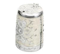 iplusmile Automatic Press Toothpick Holder Dispenser Silver Desktop Storage Case for Clean Teeth Fruits Appetizers Convenient Pop Up Design for Home and Tea Table Use