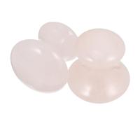 iplusmile Back Scraping Plates Gua Sha Board, 2pcs Powder Crystal Pink Face Scraping Plates for Facial Massage and Skin Care