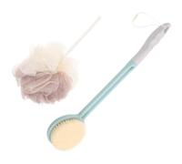 iplusmile Back Scrub Brush with Long Handle and Lanyard Design, Soft Nylon Bristles for Gentle Exfoliation, Bath Brush for Daily Use and Effective Back Cleansing Assorted Style