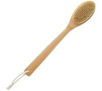 iplusmile Back Scrubber Bath Brush with Ergonomic Long Handle and Natural Bristles for Gentle Exfoliating and Shower Use Wooden Body Brush for Home