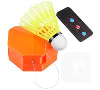 iplusmile Badminton Rebound Trainer: Single Portable Badminton Trainer with Self-adhesive Hooks Remote Control for Beginner Training,home Indoor