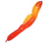 iplusmile Balloons Handheld Lightweight 10pcs PE Material Thumbs up Shaped Decorative Balloons and Creative Orange for Party Decorations Birthdays for Sports Events