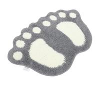 iplusmile Bath Mat with Absorbent Hot Melt Adhesive Cloud Shaped Non- Made of Polyester Fiber Indoor Floor Rug for Bathroom Door and Entrance Mats