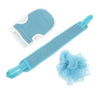 iplusmile Bath Shower Scrubber, for Camping Trips and Hotel Stays Exfoliating Towel with Rich Bubble Creation and Double Side Design, Made of Artificial Silk and Sponge