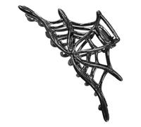 iplusmile Big Claw Clips for Thick Long Hair Zinc Alloy Black Spider Web Hair Clip Versatile Accessory for Exercise and Parties