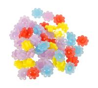 iplusmile Bike Spoke Clips 50Pcs Assorted Plastic Bicycle Wheel Beads Convenient Fit Bike Accessories