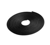 iplusmile Black Car Door Guards Trim with Pvc and Iron Material, Sound Proof and Withstand Low Temperature, Anti-collision Protection Strip for Automotive Door Entry Sturdy Weather