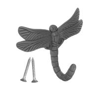 iplusmile Black Dragonfly Hanger Hook Decorative Retro Iron Wall Coat | Sturdy Iron Build, Vintage Style Accent, Accessory Colour, Suitable for Towels, Bags and Robes Color
