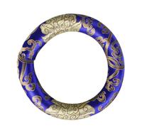 iplusmile Blue Silk and Cotton Cushion Pad for Buddhist Bowl, Sound Bowl Mat Designed for Buddhist Ritual Instruments, for Meditation and Sound Therapy Use