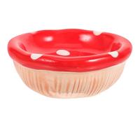 iplusmile Bowl and Smooth with, Practical Cute Design Shaped Ceramic for Red Hamster Food Dish Small Animal Hamster Pets Suitable for Cage Use