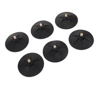 iplusmile Boxing Bag Suction Cup Replacement Heavy Base with Steel Plate and Screws 6Pcs Black 8.5Cm Diameter Suitable for Home Boxing Equipment