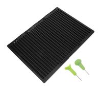 iplusmile Braille Thickened Writing Board Plastic Fingerboard Black 27 Lines 30 Cells Design Notes and Knowledge Sharing Classroom