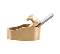 iplusmile Brass Mini Hand Planer for Violin Making Ergonomic Thumb Design Compact Woodworking Tool for Fingerboard Adjustment in Workshop